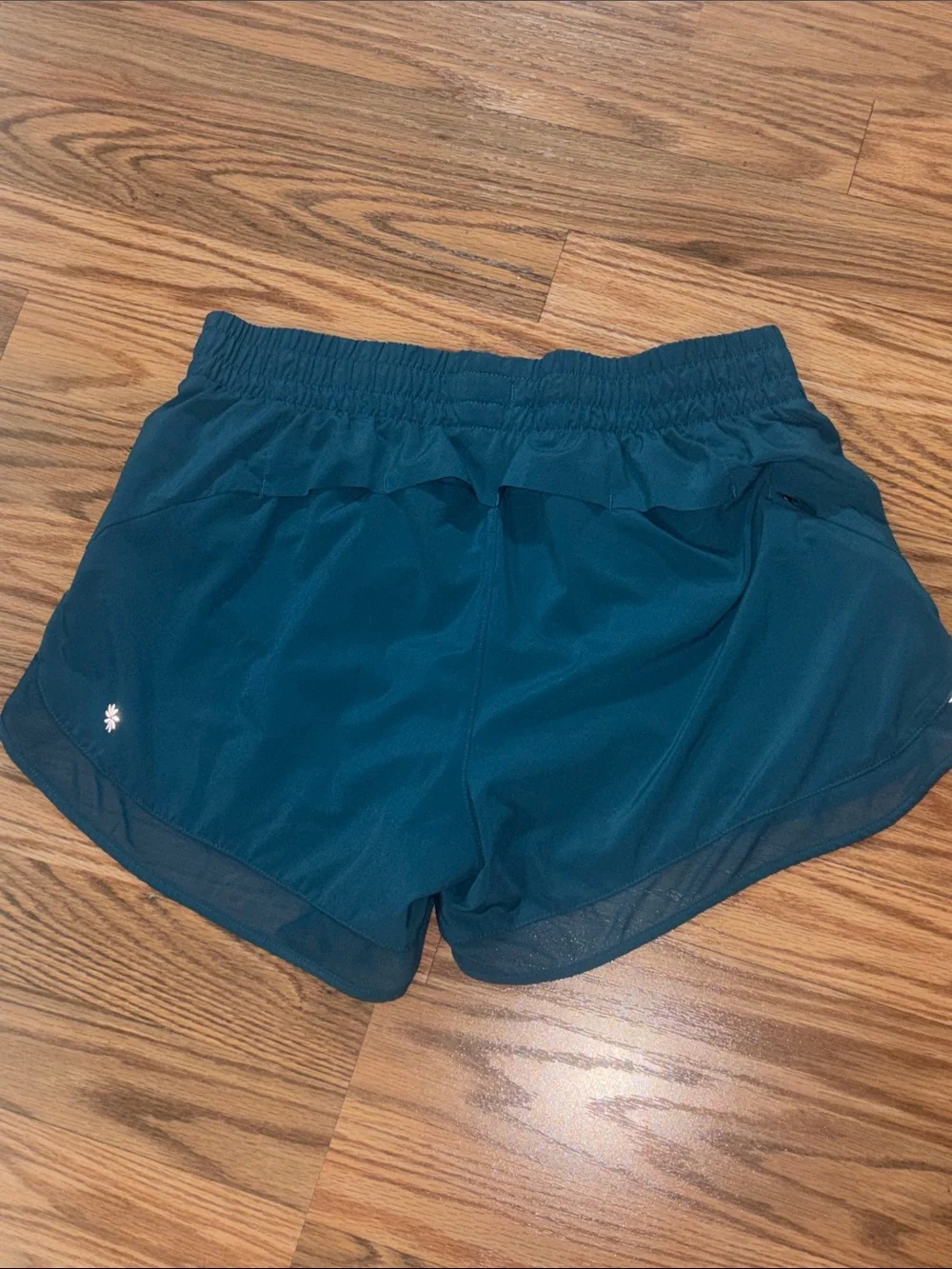 Athleta Teal Athletic Running Shorts, Small